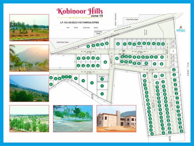 Kohinoor Hills Kothavalasa Map Layout