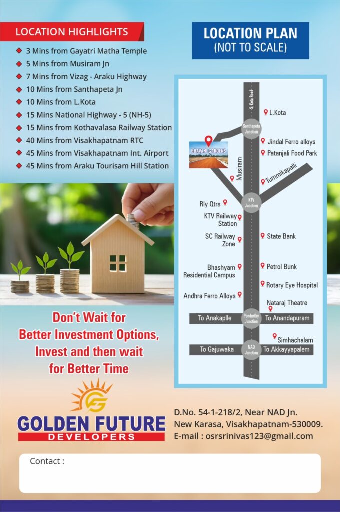 Golden Future Developers – Bhavani Gardens Map Layout